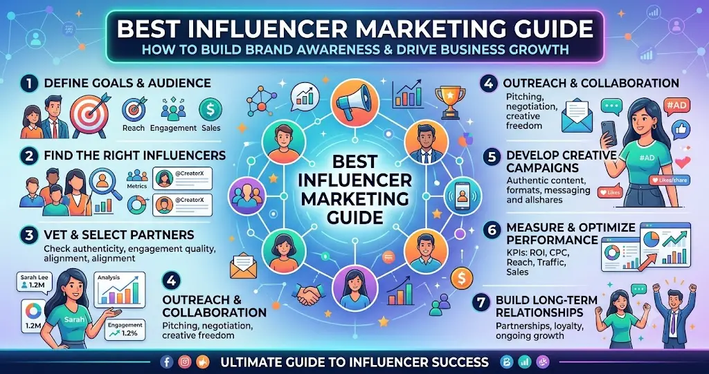 Best Influencer Marketing Guide: How to Build Brand Awareness and Drive Business Growth Best Influencer Marketing Guide_ How to Build Brand Awareness and Drive Business Growth